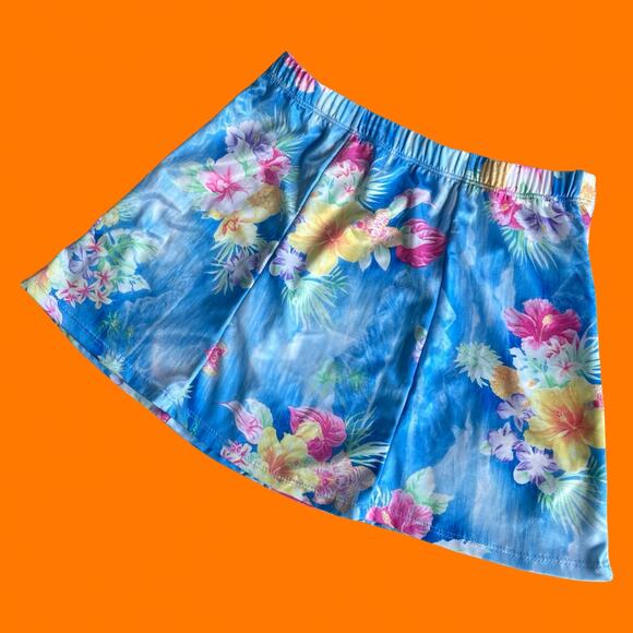 90's vintage micro mini skirt swim cover up LARGE runs small *deadstock* - Picture 2 of 6